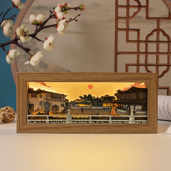 Garden 3D Light Shadow Wooden Carving Lamp, Creative Travel Souvenir, Office Desk Decor Night Light
Garden 3D Light Shadow Wooden Carving Lamp, Creative Travel Souvenir, Office Desk Decor Night Light