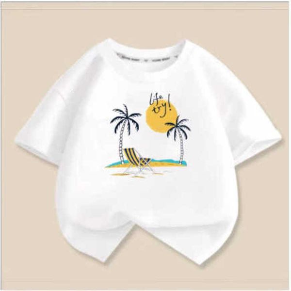 T-shirts Pure cotton Class A summer children's comfortable breathable thin cool trendy unisex t-shirt