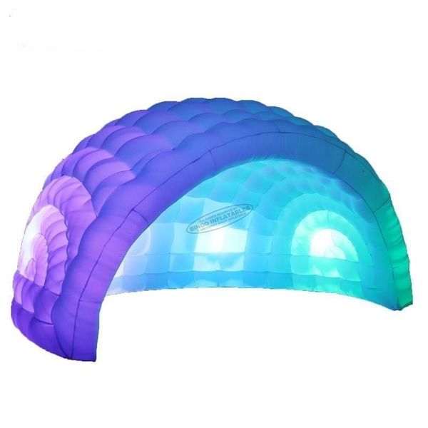 10m dia (33ft) LED lighting inflatable dome tent for stage prop dome igloo wedding party toys sports
