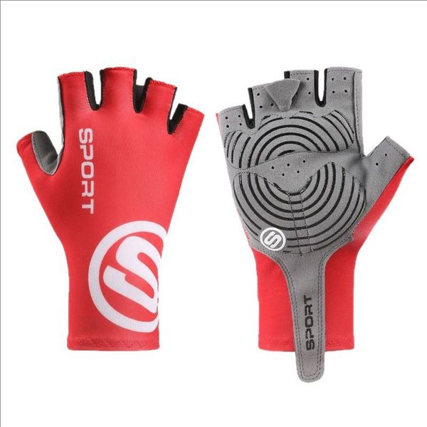 Summer Cycling Gloves Outdoor Sports Half Finger Road Bike Gloves Gel Pads Bicycle Shock-Absorbing Mountain Bike Gloves