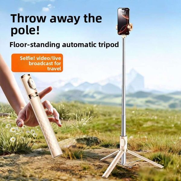 2026 Mobile Phone Bluetooth Stick, Universal 360-Degree Rotating Photography Tool, Multifunctional Selfie