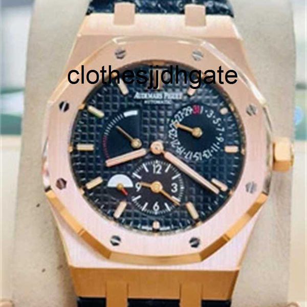 Men's Luxury Watches RoyalOak Dual Time Rose Gold Watch 26120or.oo.d002cr.01 Mechanical Automatic Watch cjgood FNCN