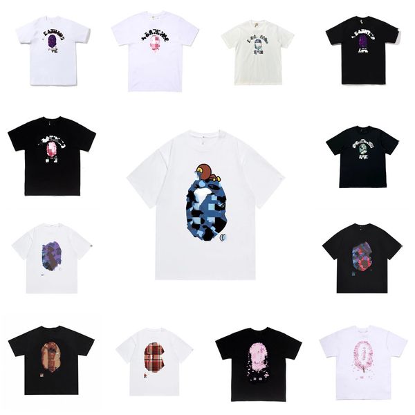Men's designer T Shirt Tops Women's Designer Cotton T-Shirts Short Sleeves Tshirts Street hippie Y2K graphic Clothes High quality Fashion Ape-man streetwear Tees a2