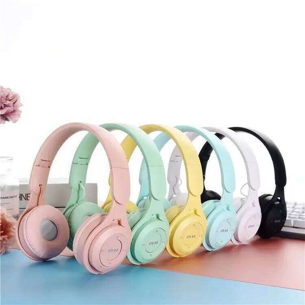 Y08 Headphone Bluetooth Headset Earphone Wireless Stereo Foldable Sport Gaming Macaron Headphones for Android IOS