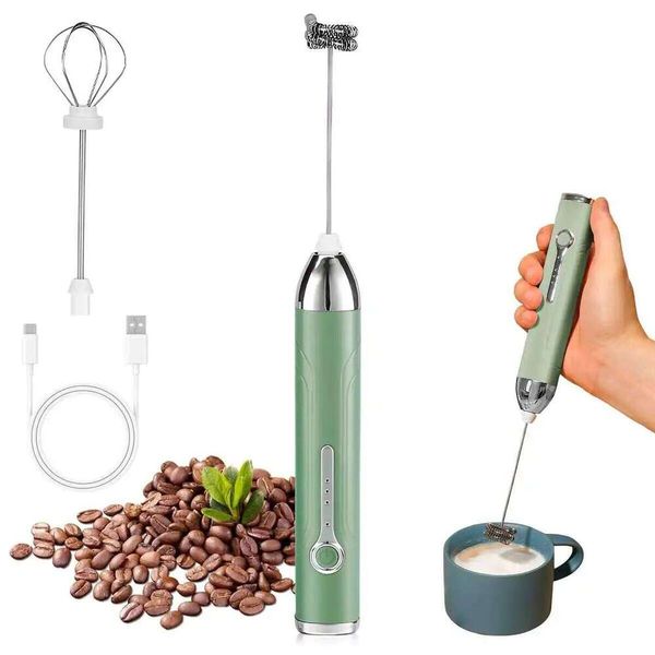 DHgate 1PC Rechargeable Egg Milk Electric Blender Handheld Stick Coffee Drink Blender, Cappuccino Mini Foam sold by DHgate