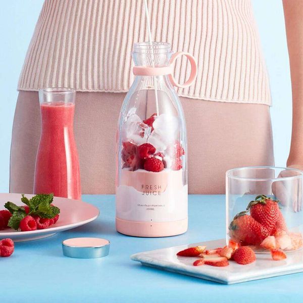 HOMEFISH Electric Juicer Blender Usb Mini Mixers Fruit Extractors Food Milkshake Multifunction Juice Maker Machine