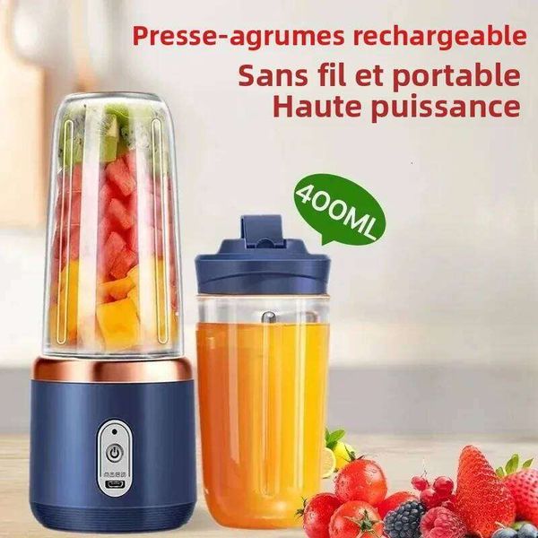 DHgate 6 Color 400ml Portable USB Blender Electric Travel Juicer Cup For Smoothie Milkshake Kitchen Mini Mixer Tool sold by DHgate
