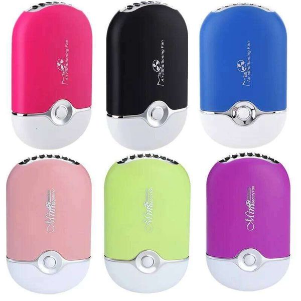 New Mini Air Conditioning Blower USB Charging Eyelash Hair Dryer Portable Nail Polish Quick Dry Pocket Cooling Fan