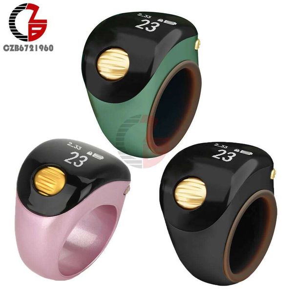 Smart Tasbih Tally OLED Digital Electronic Counter Multi-function Prayer Time Vibration Reminder Tasbeeh Ring Counters