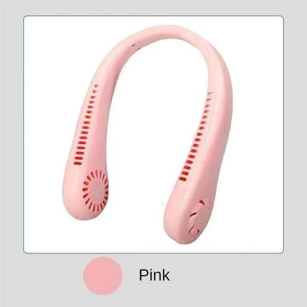 1PC Long Endurance New Portable No Bladeless Hanging Neck Rechargeable Air Cooler 3 Speed Mini Summer Sport Fan