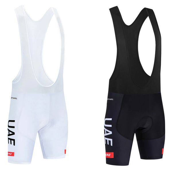 White 2025 UAE Cycling Shorts Men Women MTB Team Bike Bibs Ropa Ciclismo 20D Gel Pad Quick Dry Bicycle Pants Culottes 260407