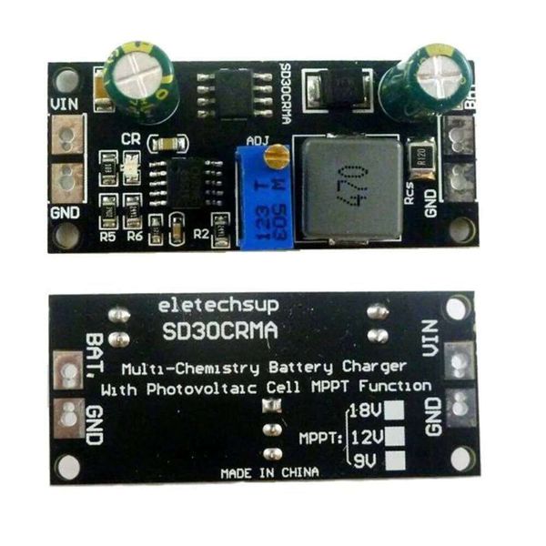 9V 12V 18V 1A MPPT Controller Board 3.2V-18.5V LiFePO4 Battery Charge Solar Panel Charger Regulator Control Module