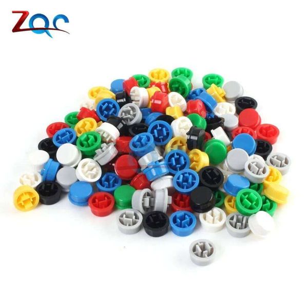 140Pcs Round Tactile Button Caps Kits 9.58*5.1mm for 12*12*7.3mm Micro Tact Switch For Arduino