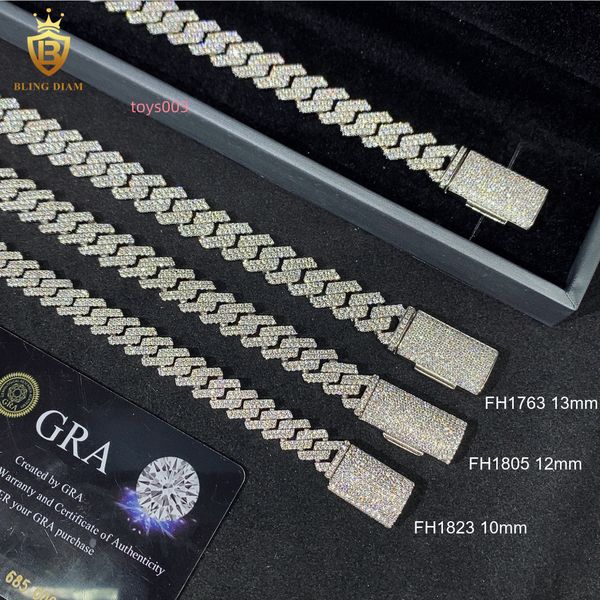 Hot Sale Miami 925 Silver Cuban Chain 10mm — compare prices at CompareOffers