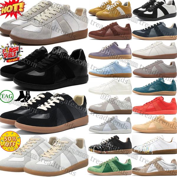 German Army Trainer Gats Gum Low Sneakers Black Gum Gat Sneakers Red Pink White…