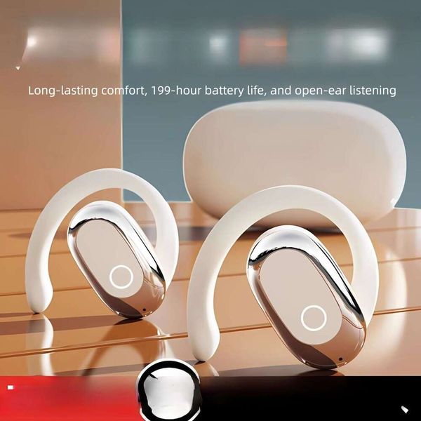 Berlin Sound 2025 New Bluetooth Earphones Non-In-Ear Open Ear Hanging Noise Cancelling Sports Long Battery Life