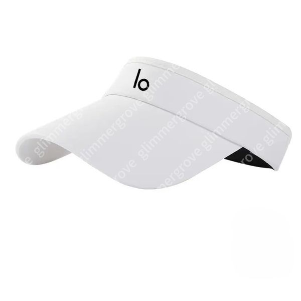 Mens Womens Baseball Cap Sun Visor Designer Empty Top Sports Yoga Hat Adjustable Breathable Elastic Summer Hat Unisex Fashion Open Top Visor Cap