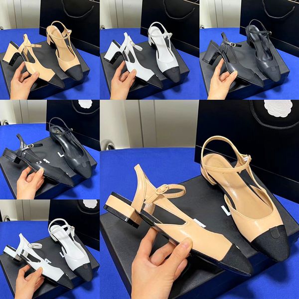 2026 designer heels sandals women's luxury casual sandals comfortable leather thick high-heeled summer fashion sandals outdoor travel daily outfit