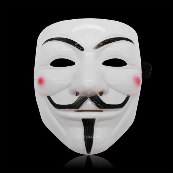 Guy Fawkes Mask Revolutionary Style V Character Revenge Killing Monster Halloween Cosplay Face Cover Party Accessories L26059