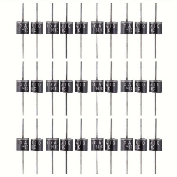 Reliable 10A10 R-6 Amp Rectifier Diodes Easy-to-Slip-in Packaging & Ideal for Power Circuits
