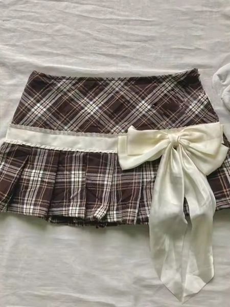 Japanese Sweet JK Plaid Patchwork Skirt Women Y2k — compare prices at CompareOffers