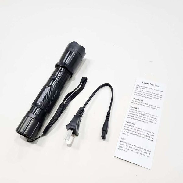 1101 Defense Flashlight USB rechargeable telescopic zoom security flashlights large flood light handheld outdoor emergency lights