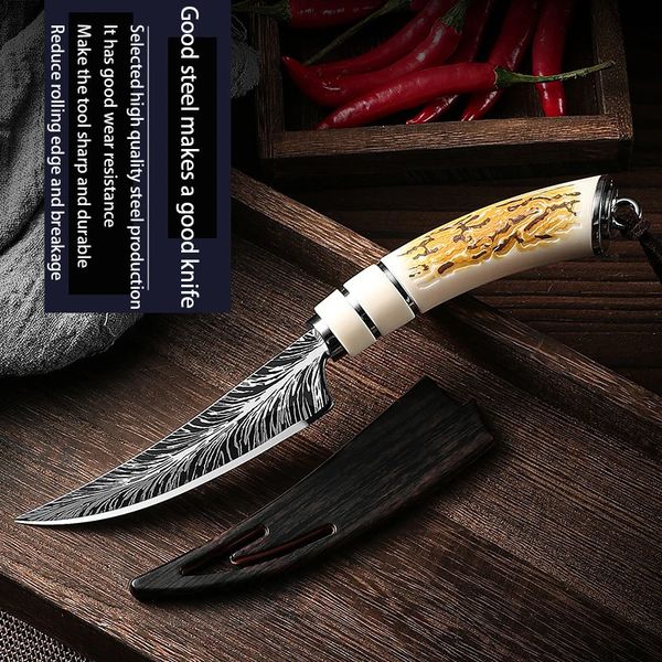 Professional stainless steel kitchen knives multifunctional steak knife cutting and boning fruit 260410BJ