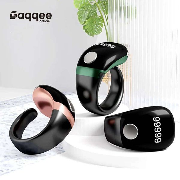 S7 Interchangeable Holder OLED Display Type C Charging Finger Press Ring Multi-Channel Counter Vibration Reminder