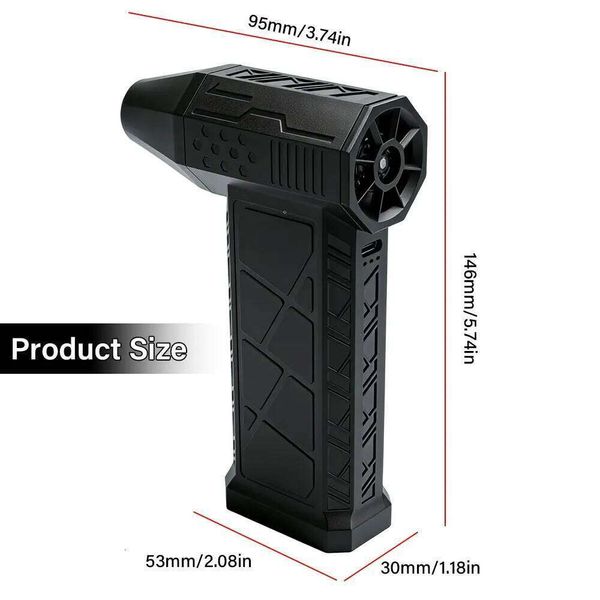 X3 130000RPM Turbofan High Power Jet Fan Duster Motor Variable Speed Dust Brushless Cleaning Tool Handheld Air Blower
