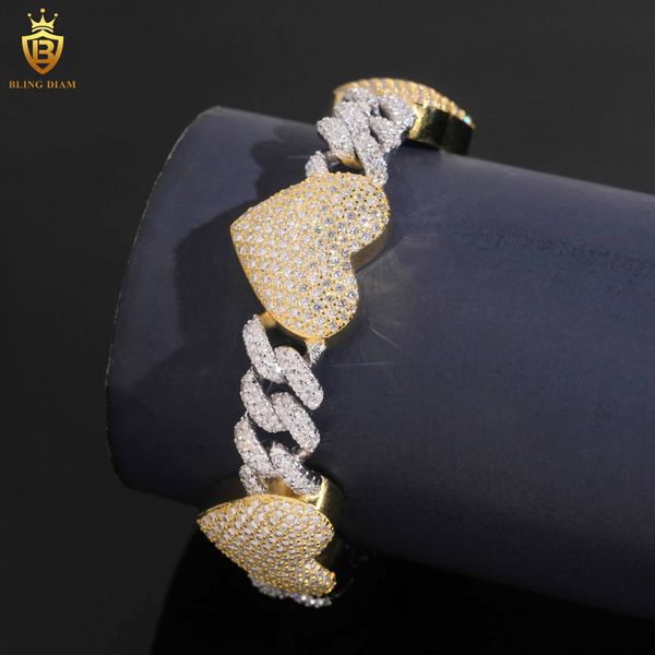 Hot Saling Custom Moissanite Bracelet 925 Sterling Silver — compare prices at CompareOffers