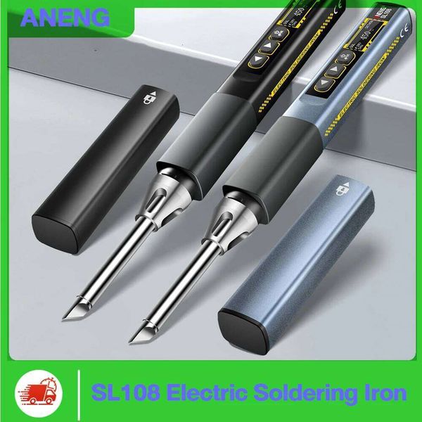 ANENG SL108 Electric PD 96W QC Adjustable Temperature Fast Heat Portable Digital Smart Soldering Iron Tools