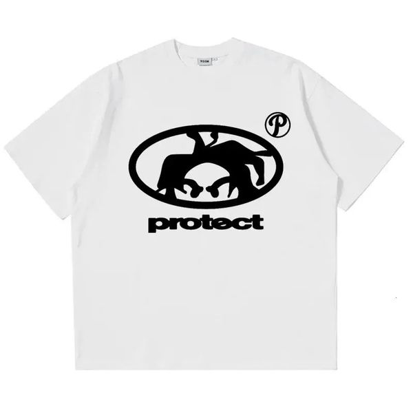 Men's TShirt Oversized 100 Cotton Tops Graphic Summer Harajuku Short Sleeve Tee Vintage Korean Fashion Y2k Streetwear Clothing