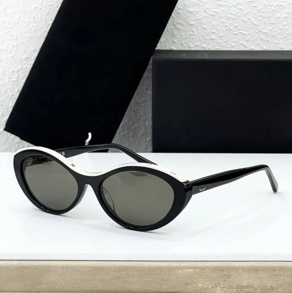 luxury designer sunglasses Cat Eye rotundity Frame sunglasses for women letter classic Travel trend Beach shading UV protection polarized fashion glasses