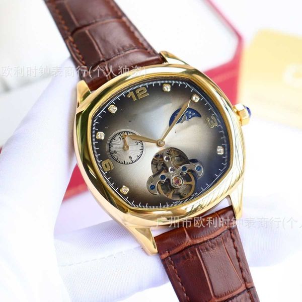 Luxury watches, high-quality watches Swiss Movement Dual Flywheel High-end Diamond-Encrusted Fully Automatic Waterproof Luminous Men's Mechanical