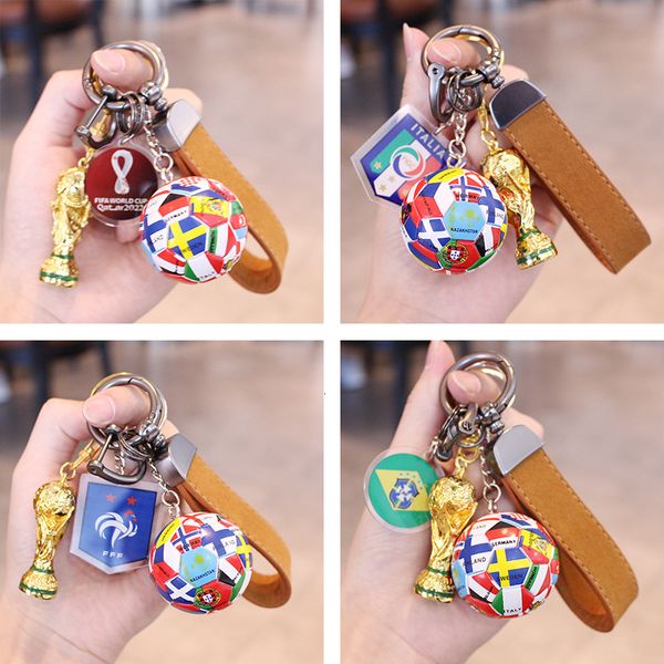 2026 USA Canada Mexico World Hercules Cup Car Keychain Men and Women Pendant Football Souvenirs Creative Small Gifts