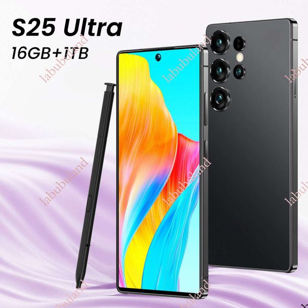 Smartphone S25 Ultra Android 7.3inch HD Large Screen 16+1T Mobile Phone Source Factory Dropshipping