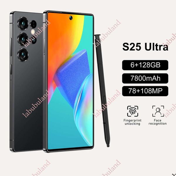 New Product 2025 Smartphone S25 Ultra Built-in Pen 4G True Perforated 6.9-inch 16+1TB