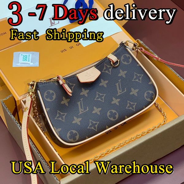 Designer Bags Fashion Embossed Pouch Bag Women Luxury bag Designer Chain Strap Old Flower Shoulder Bag Small Black Crossbody handbag Designer Purse
