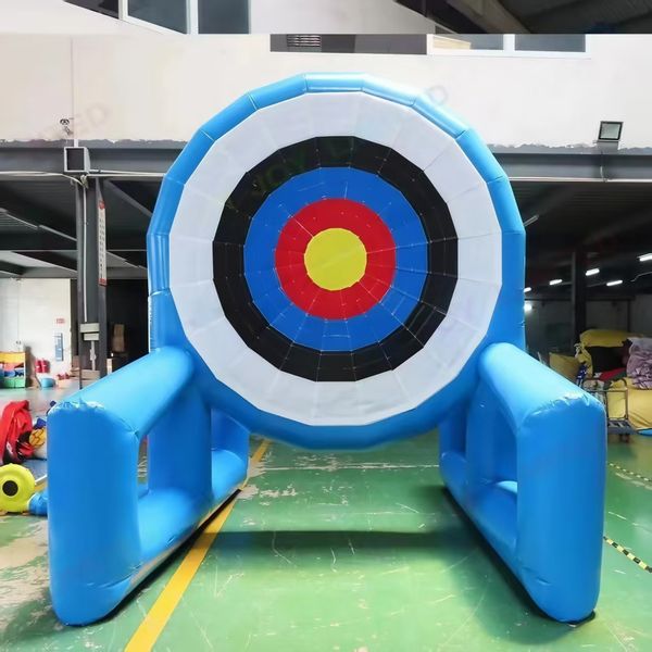 Outdoor Giant Inflatable Soccer Dartboard & Archery Target Set Dual Play Activity Equipment Bring football and darts