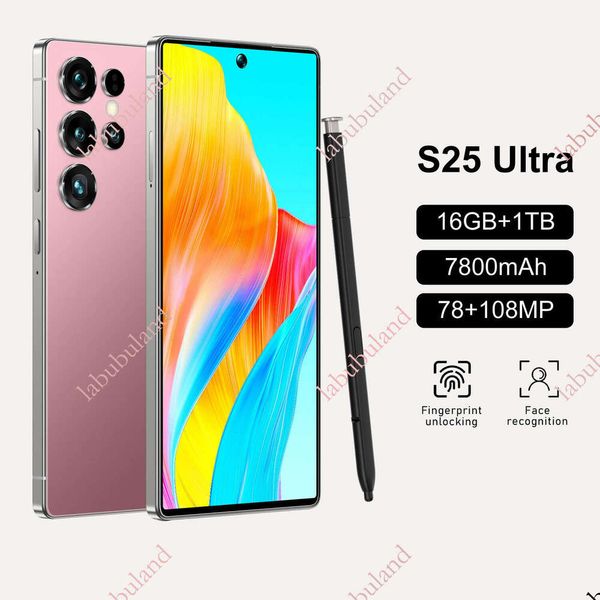 mobile phone S25 Ultra5G 7.3inch with 16GB RAM + 1TB storage, new Android smartphone manufacturer