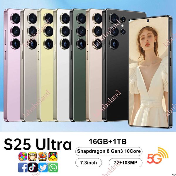 S25Ultra, a bestseller, 6GB+64GB, factory wholesale, Android 10, 7.3-inch screen, 5G mobile phone