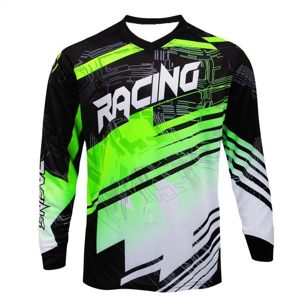 Mens Motocross Cycling Jersey Mountain Bike Racing Apparel Mtb Downhill Breathable Quick Dry Dirt Riding Top 260413