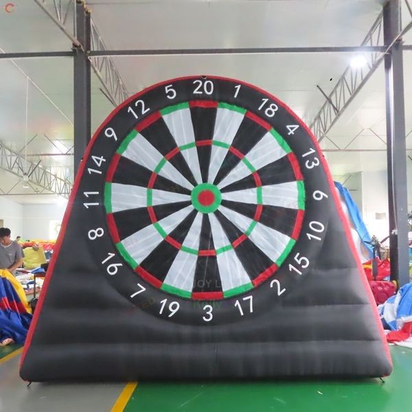 5m height (16.5ft) with 8balls Outdoor Activities 2026 inflatable foot dart soccer darts board sport game for sale