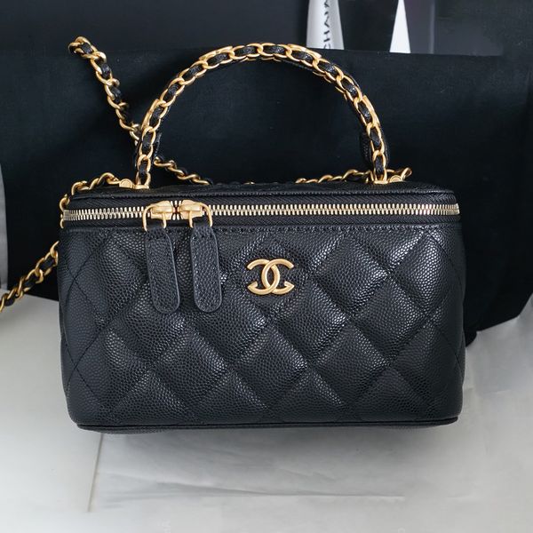 10A makeup bag designer bag shoulder bag women's handbag chain bag new leather diamond grid bag fashion shoulder crossbody bag women's bag