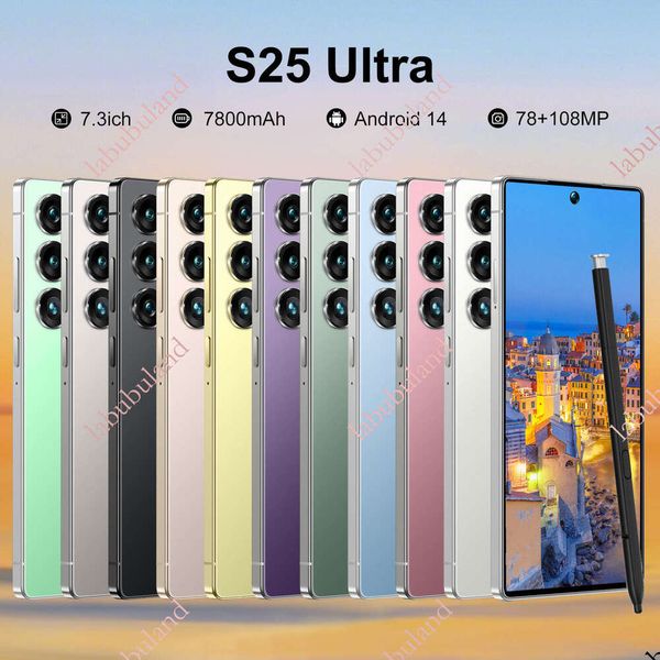 S25 Ultra with built-in pen, real 6.8inch large screen, 16+1TB, true 4G network, Android 12 smartphone
