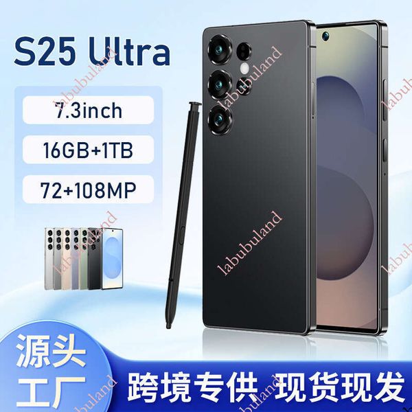 Best-selling S25 Ultra smartphone 16+1TB foreign trade 6.6inch in-stock smart Android phone for dropshipping