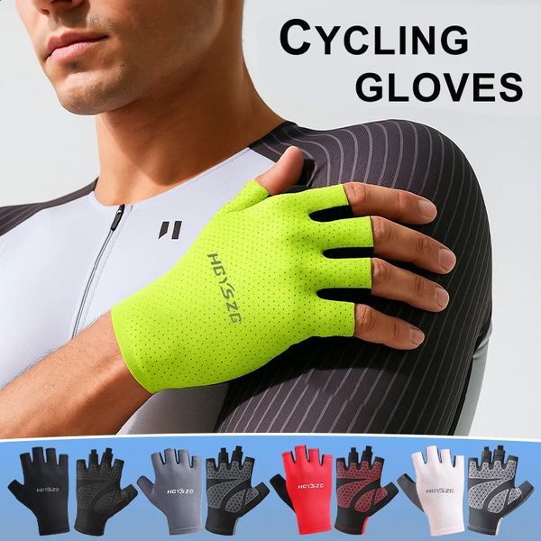 Summer Fingerless Glove Men Professional AntiSlip Breathable Sports for Gym Fitness Cycling Fishing Bike Exercise 260415