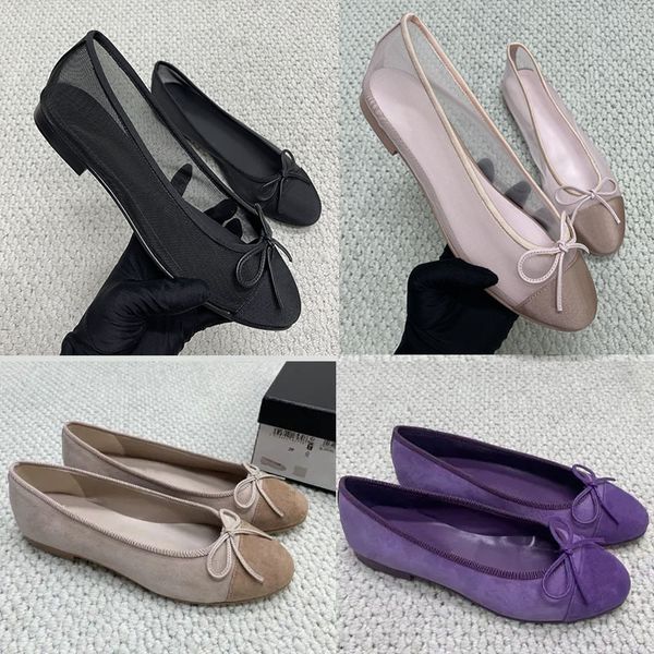 ballet flats designer loafers womens designer shoes suede ballerine closed toe flats formal shoes velvet dance shoes 891