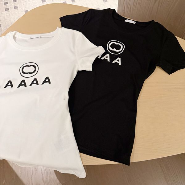 Women Designer Cotton T Shirts Letter Printed Fitted Couple Brief Luxury Tees Summer Breathable Brand Tee