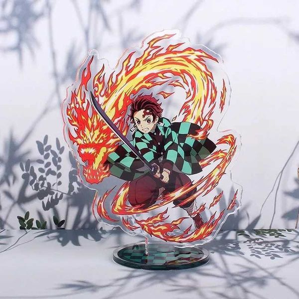 Demon Slayer Kimetsu No Yaiba Tanjiro Kamado Large Acrylic Stand Figure Character Desktop Decoration Collectible For Anime Fans Gaoxingqus_toy7VKU
